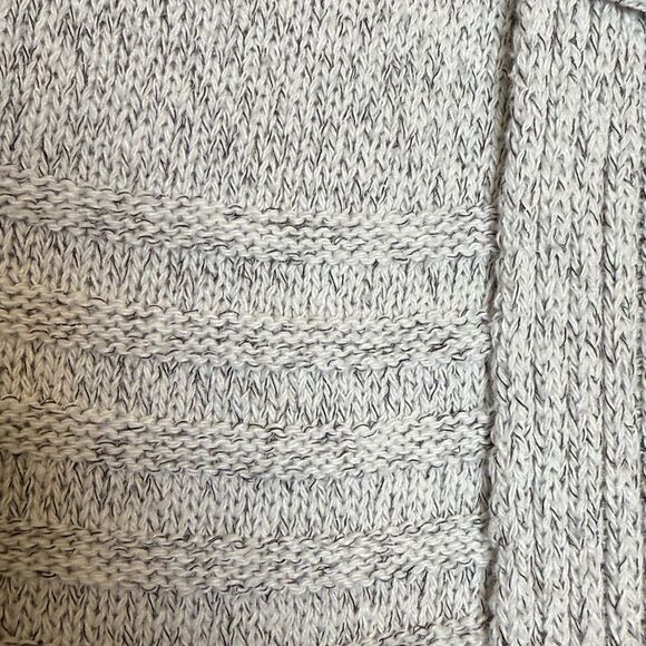 Fortune + Ivy Raiden Tab Cozy Button Cardigan Sweater Ivory Gray Size M - Picture 10 of 16